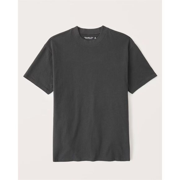 Abercrombie & Fitch Tops - A&F Oversized Boyfriend Essential Tee Sz MEDIUM in Black